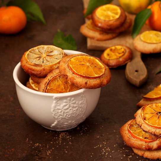 Печиво з мандаринами