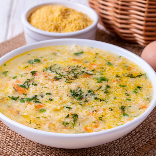 Густий суп з пшона