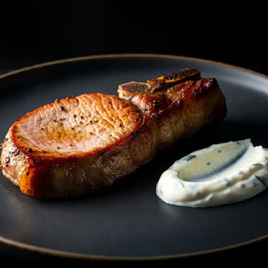 Свиняча голова з хроном