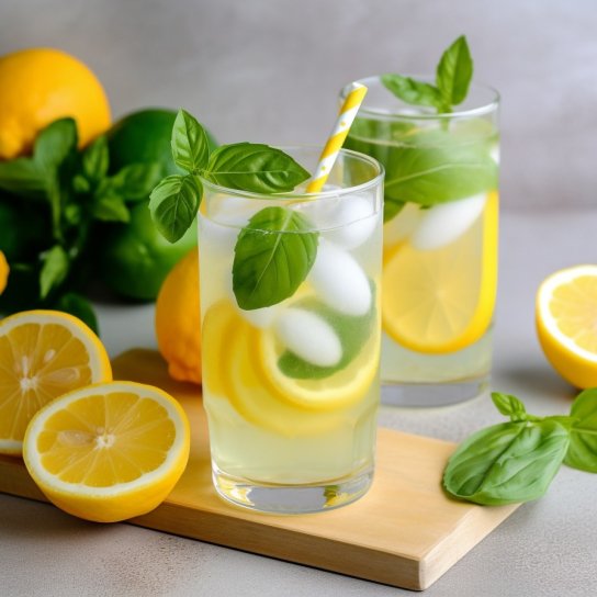 Цитрусовий лимонад з базиліком