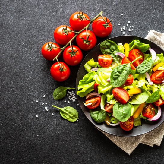 Салат со шпинатом от Арнольда Шварценеггера