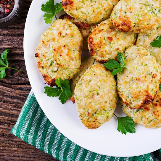 Котлети з кабачків з вівсянкою