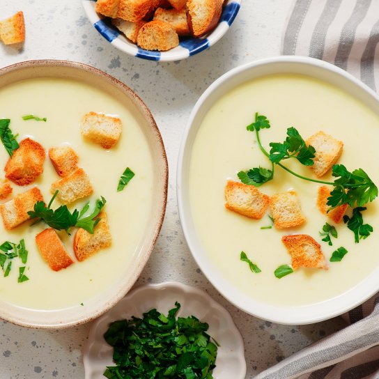 Французький сирний суп