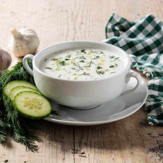 Постная окрошка