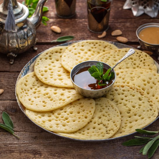 Млинці з манної крупи багрір