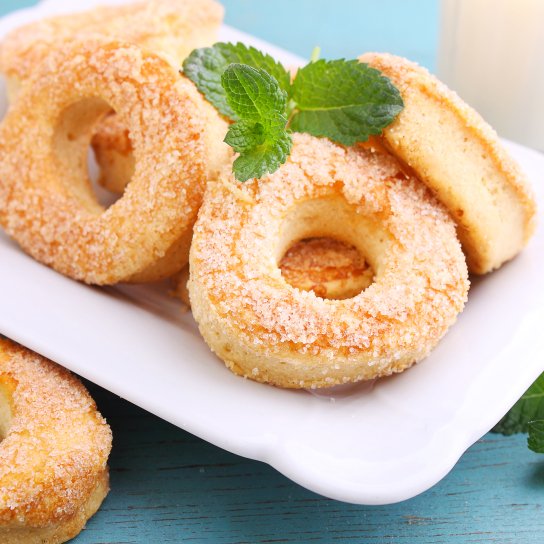 Цукрові кільця рецепт