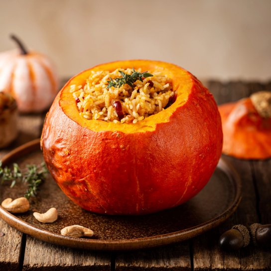 Гарбузова бабка з рисом