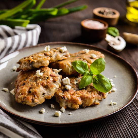 Ліниві котлети з курки і сиру