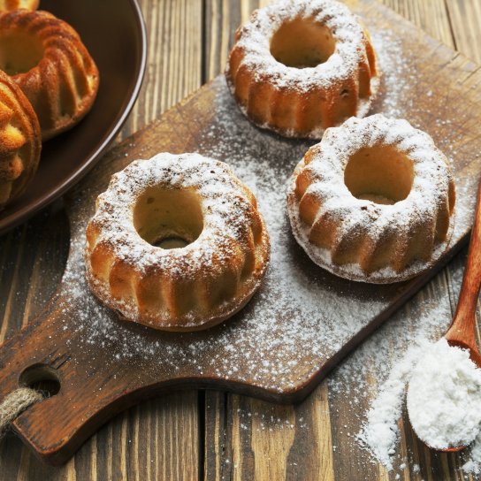 Простые творожные кексики