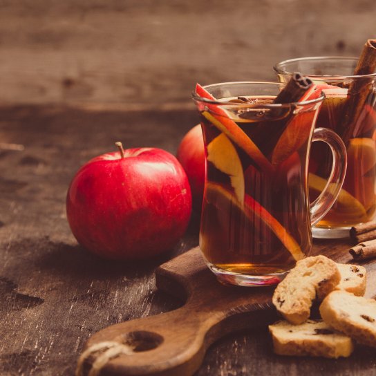 Чайный пунш с фруктами