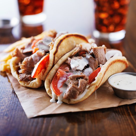 Піта з м'ясом