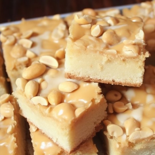 Горіхово-карамельний коржик