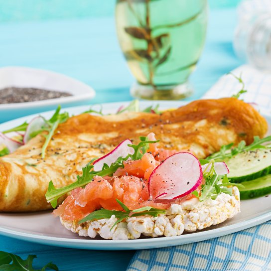 Омлет з рибою