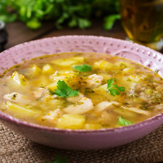 Курячий суп з гречкою