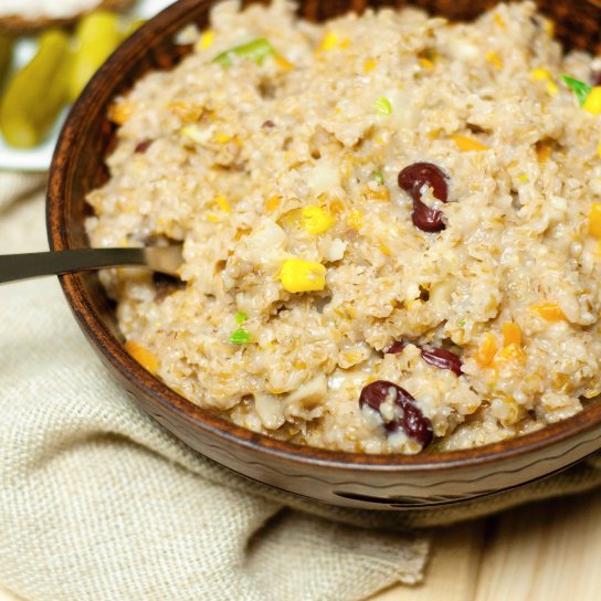Пшеничная каша с кукурузой