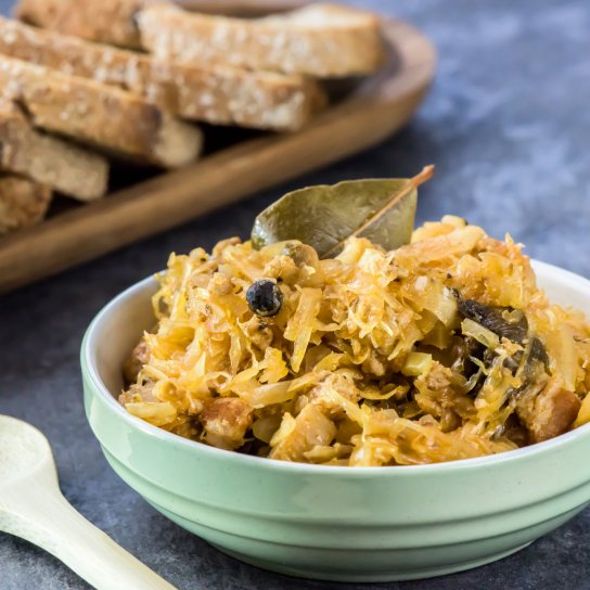 Бігос з яблуками - рецепт