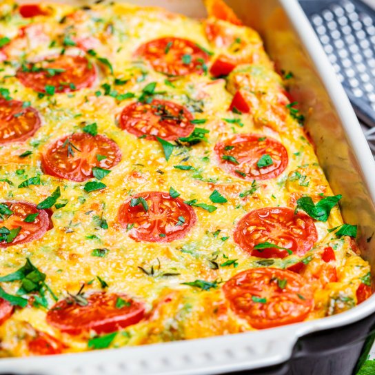 Кабачкова піца з сиром та помідорами