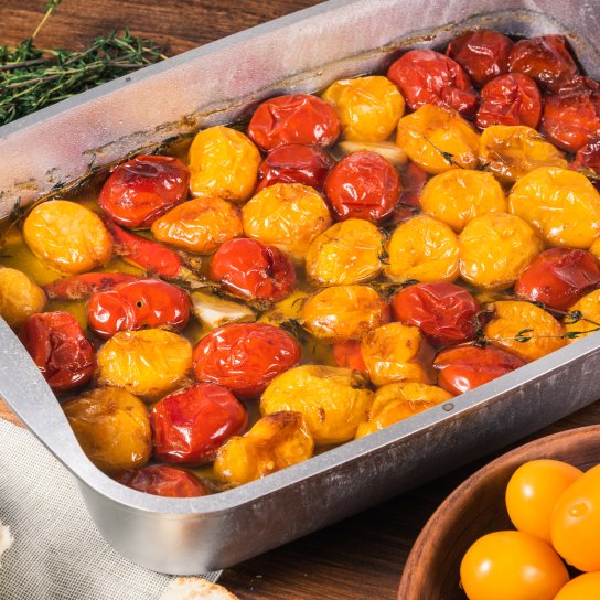 запеченный ытоматы черри