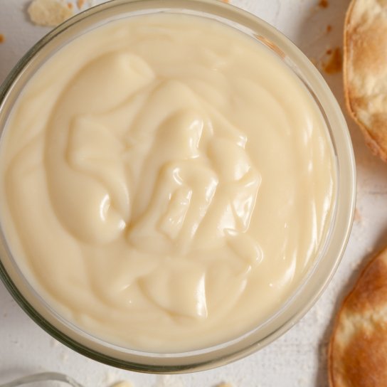 Заварний крем з білого шоколаду рецепт