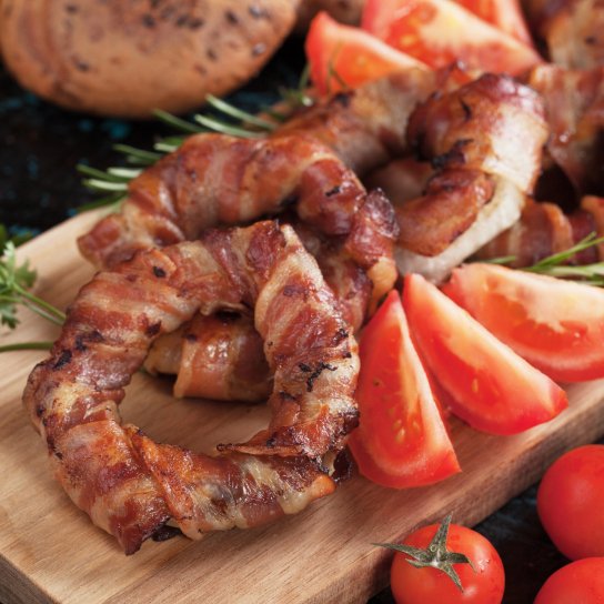 Цибулеві кільця з фаршем