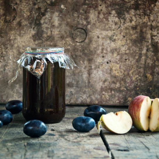 Сливово-яблучне повидло