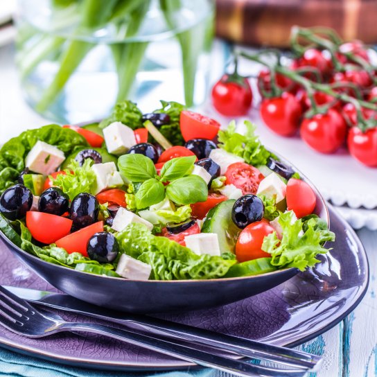 овочевий салат з фетою