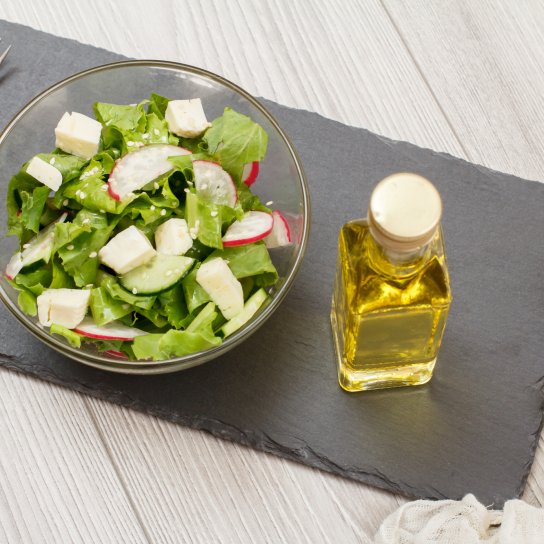 Салат с мятой и фетой