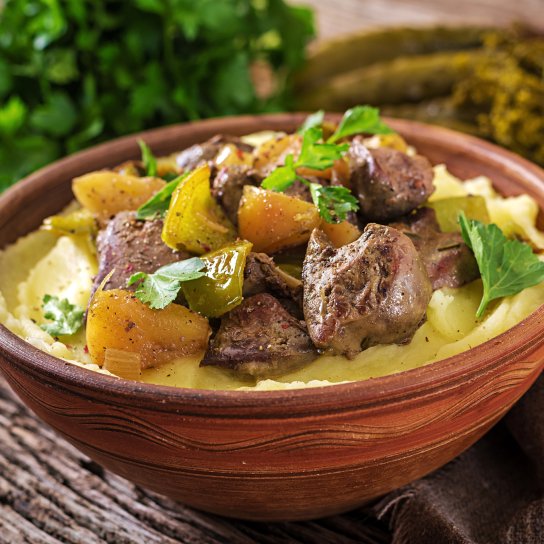 Куряча печінка по-берлінськи