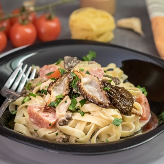 Підлива з грибами зморшками