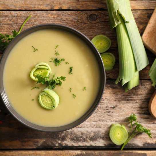 суп з пореєм