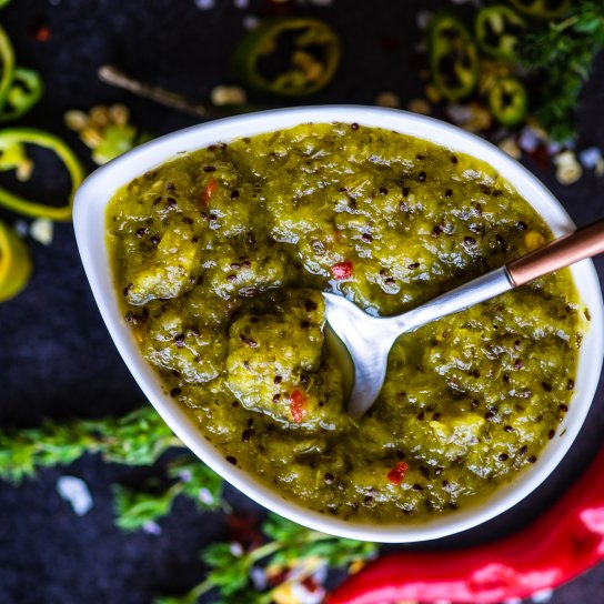 Соус з аґрусу та гірчиці