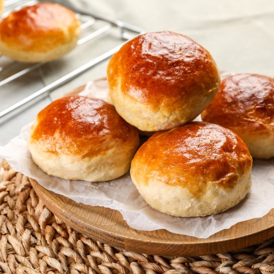 Пиріжки з грибами та шинкою