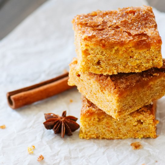 Апельсиновые квадратики