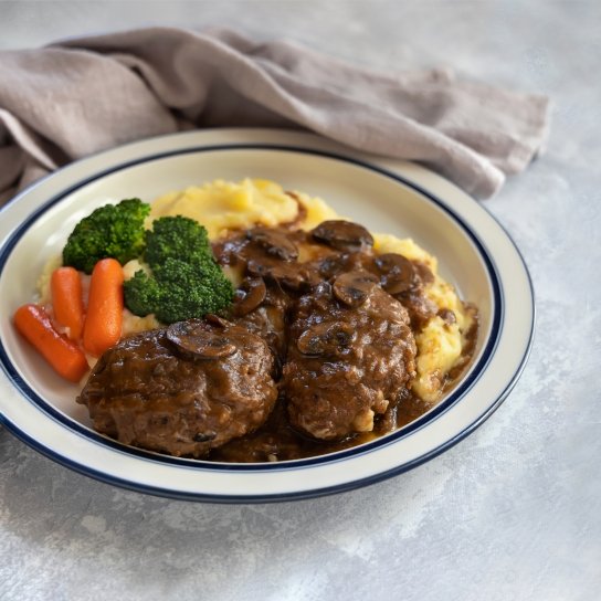 Котлети з грибним соусом