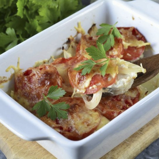 Риба під овочевою шубою