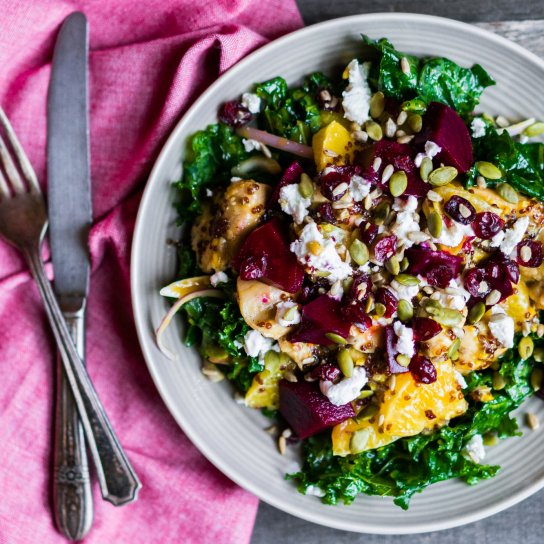 Салат з буряком та апельсинами