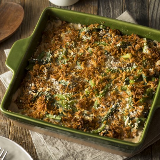 Запіканка з нуту і зелені