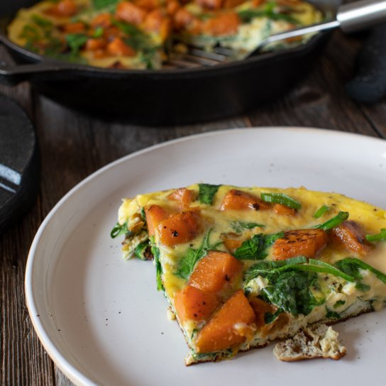 Омлет с тыквой – рецепт