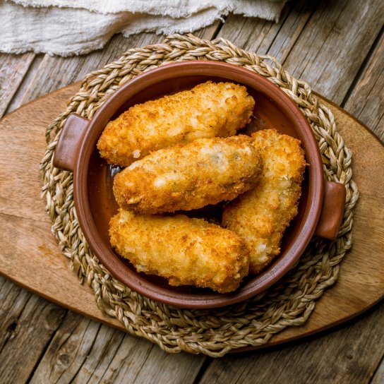 Картофельные кнедли с начинкой из ветчиной