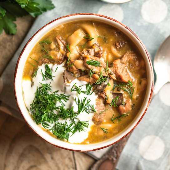 Грибна юшка