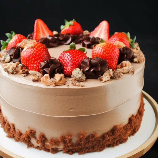 Полуничний торт