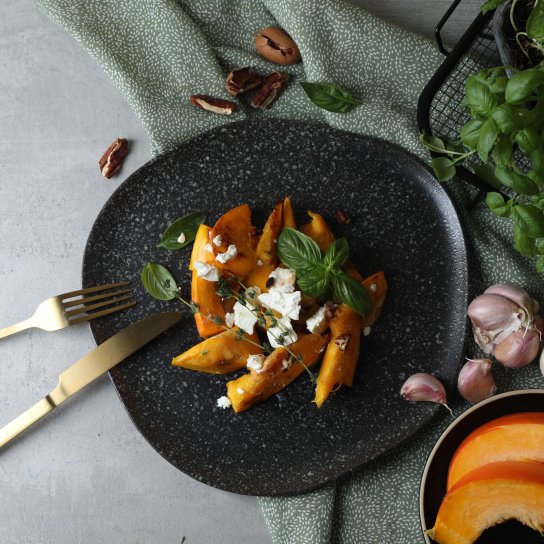 запечений гарбуз із фетою