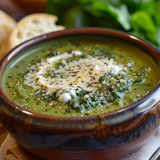 Крем-суп зі шпинатом