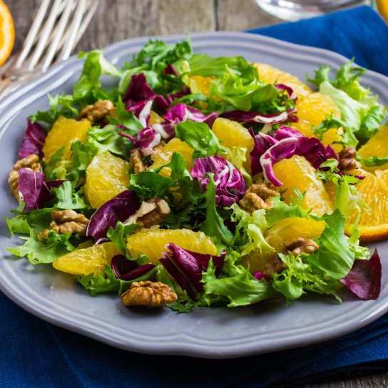 Салат з апельсином і сиром