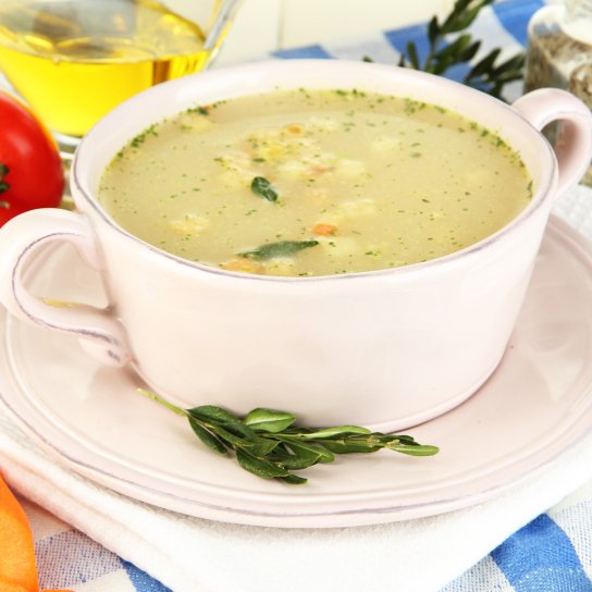 Капустяний суп з реберцями