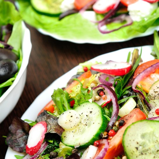 Салати на столі