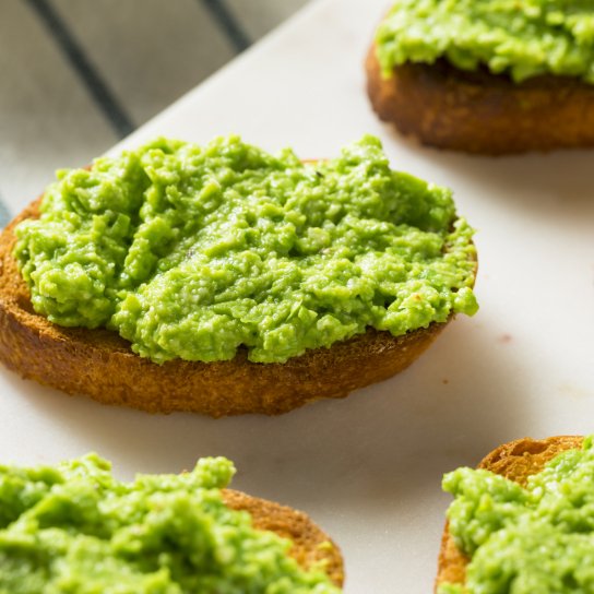 Намазка із зеленого горошку