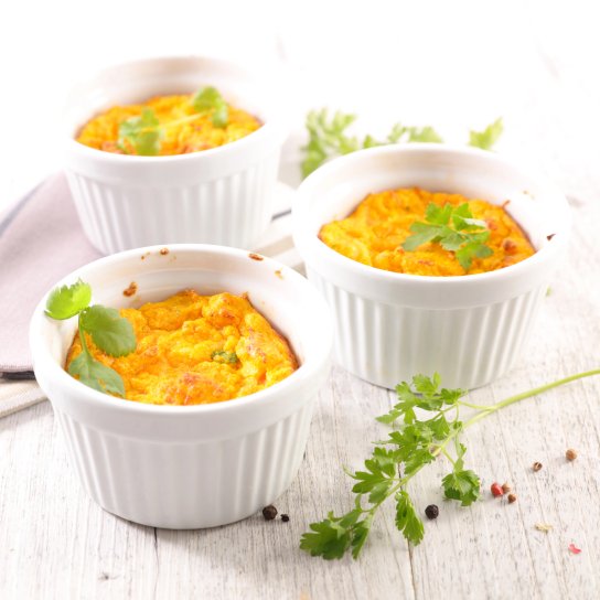 Курячо-морквяне суфле для прикорму