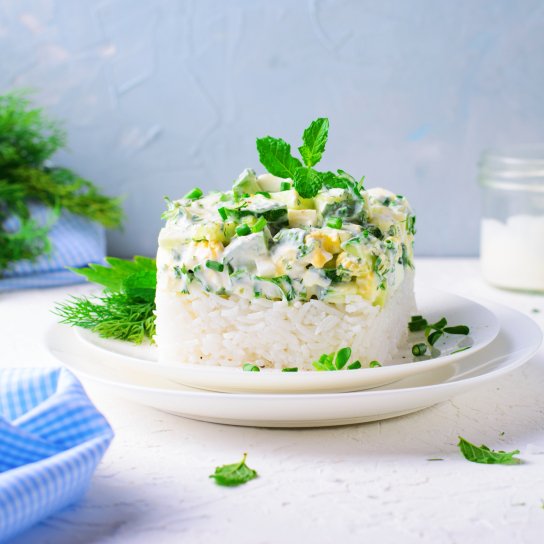 Морський салат з рибою