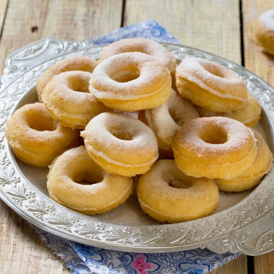 Сирні пончики без смаження